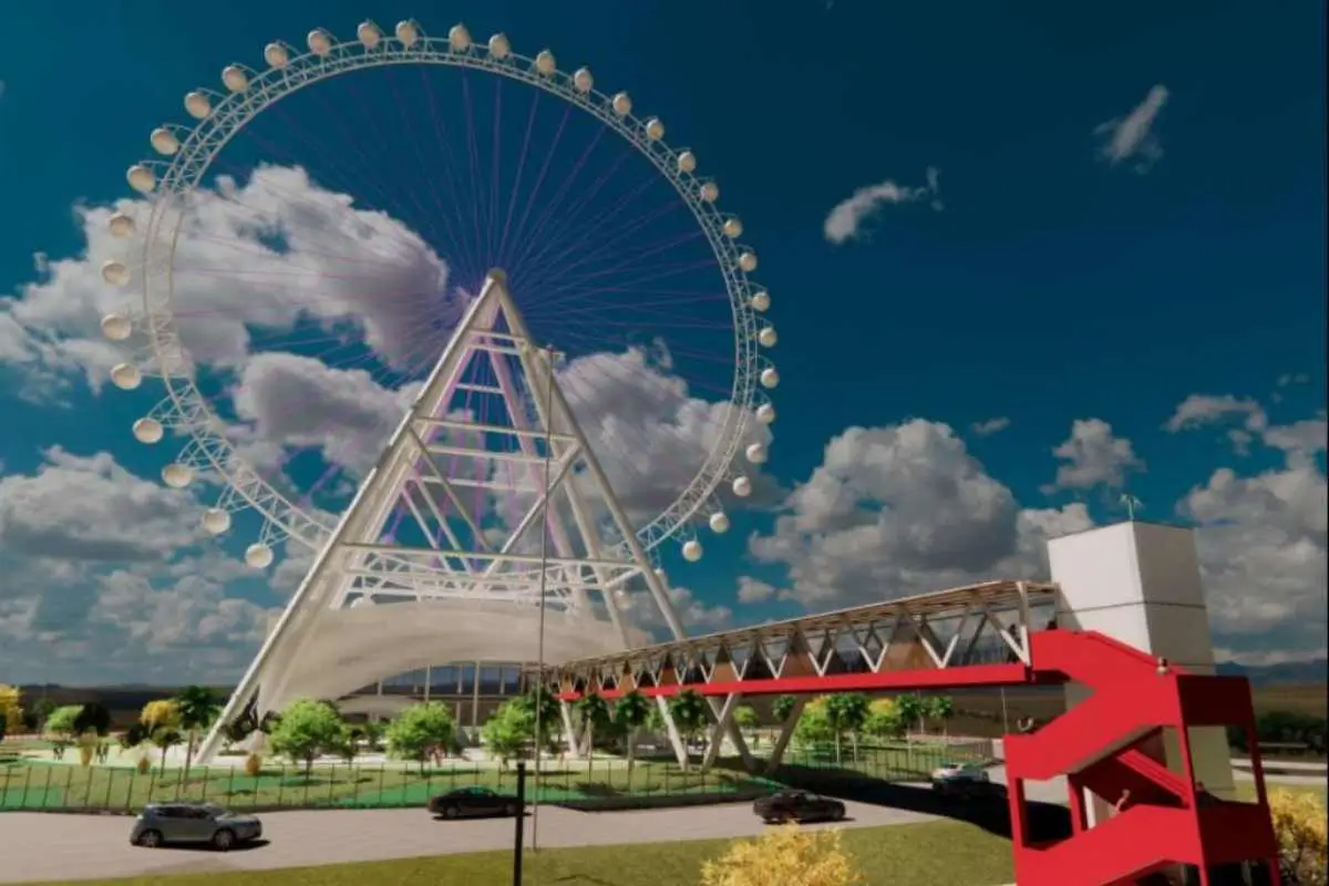 Projeto mostra como ficara roda gigante depois de construida Atitude MT