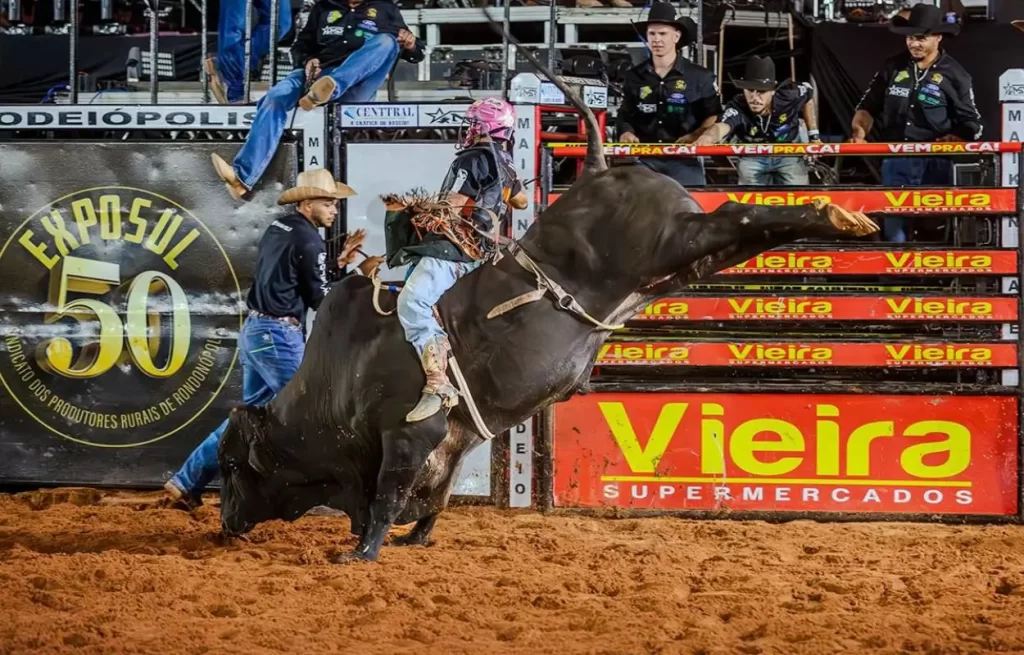 Peões se preparam nos bretes para disputar prêmio de cinquenta mil reais na 51ª Exposul
