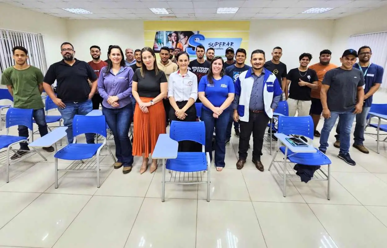 Sindimec Sul MT e Senai MT promovem aula inaugural de curso de eletricista automotivo Atitude MT