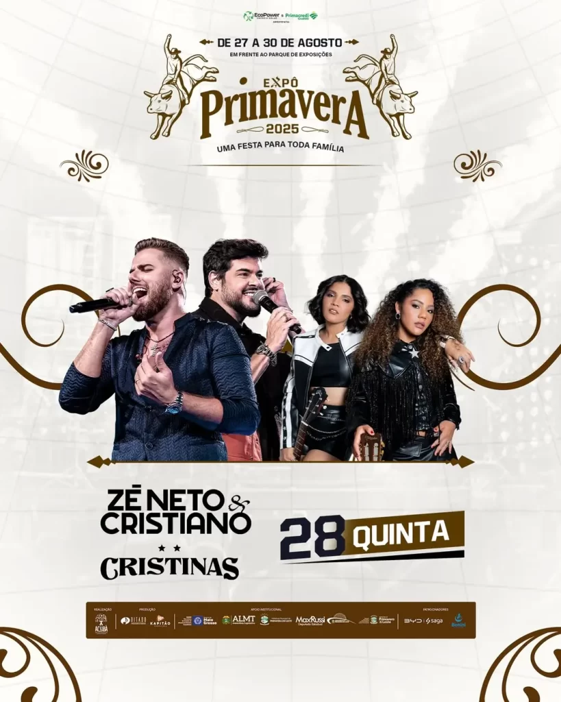 DOSE DUPLA NO PALCO @zenetoecristiano Dia 28 de agosto prepara a sofrencia e o pulmao porque Atitude MT